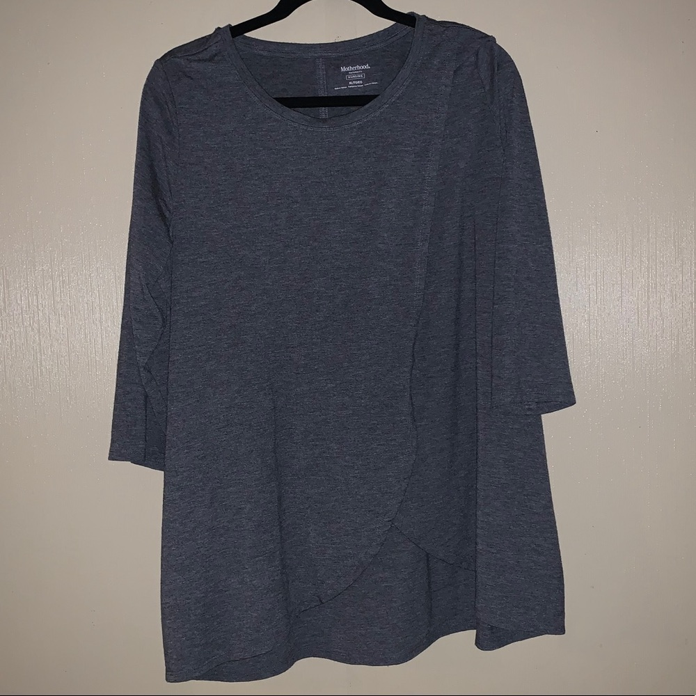 Motherhood nursing top XL dark grey